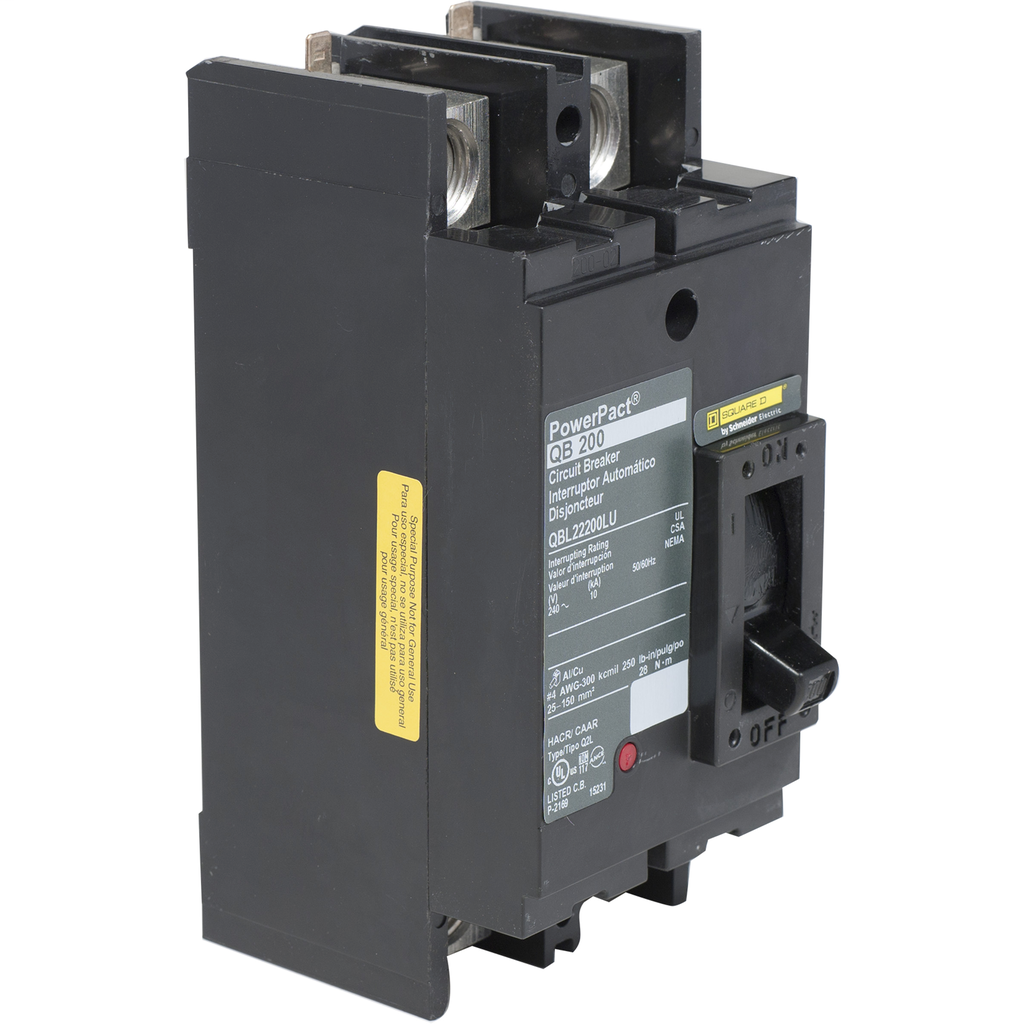 PowerPact Q-Frame Molded Case Circuit Breakers Unit Mount MCCB - QBL22200LU
