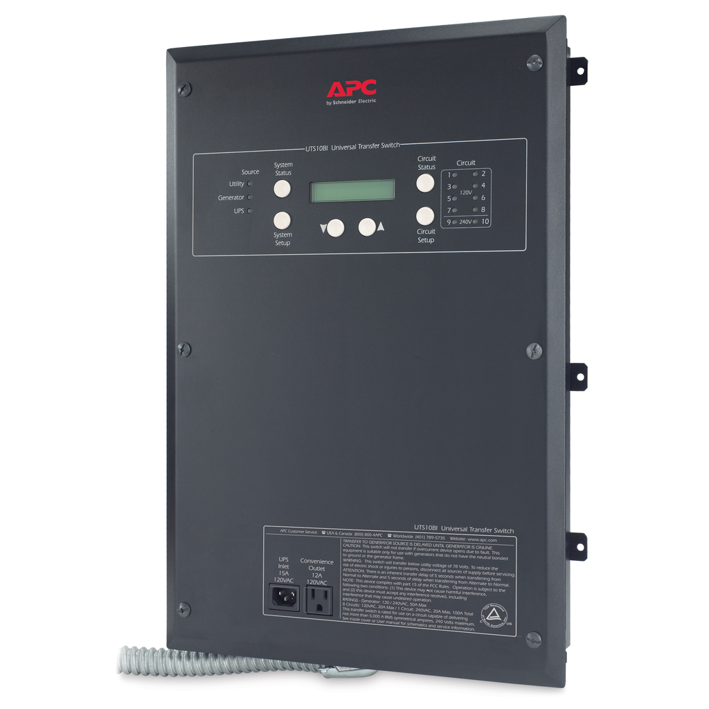 Wall-Mount Transfer Switches - UTS10BI