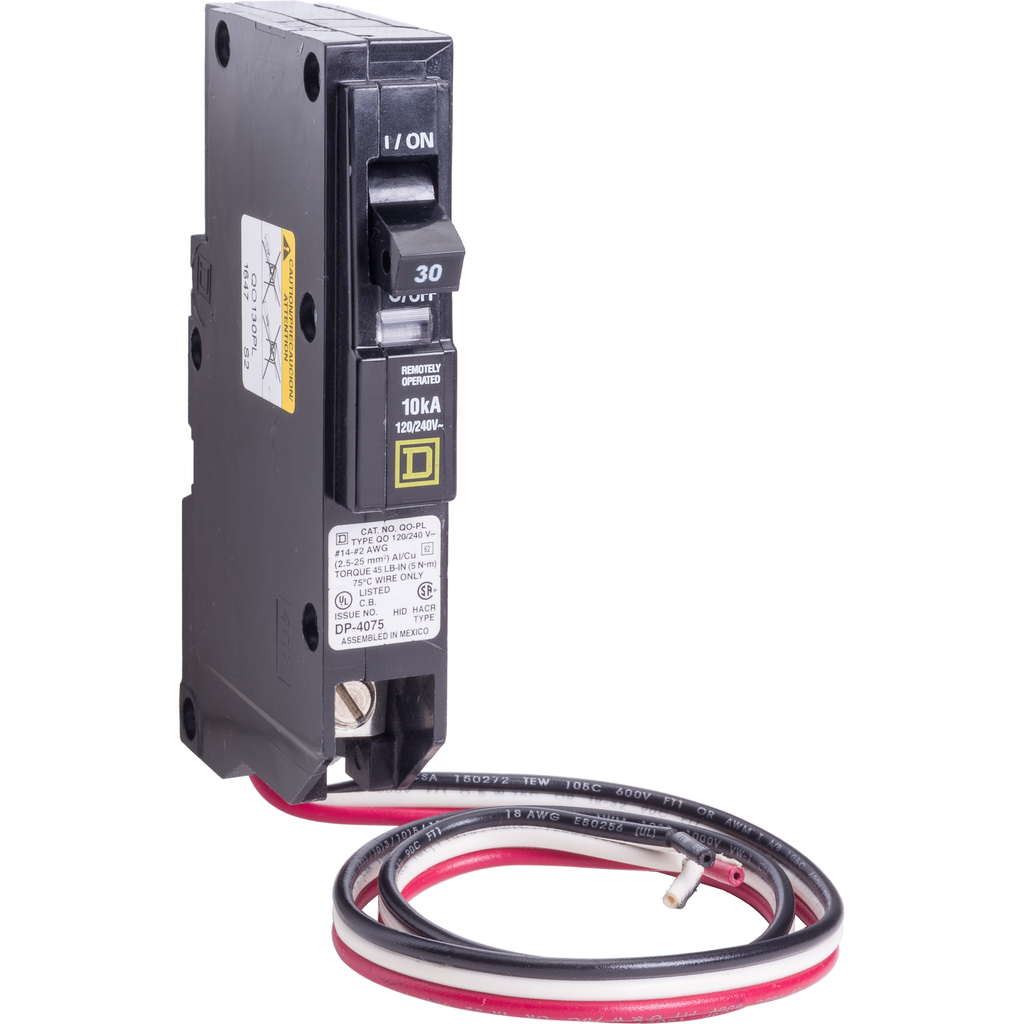 Square D™ QO™ and QOB Miniature Circuit Breakers (PL) POWERLINK Breakers - QO130PL