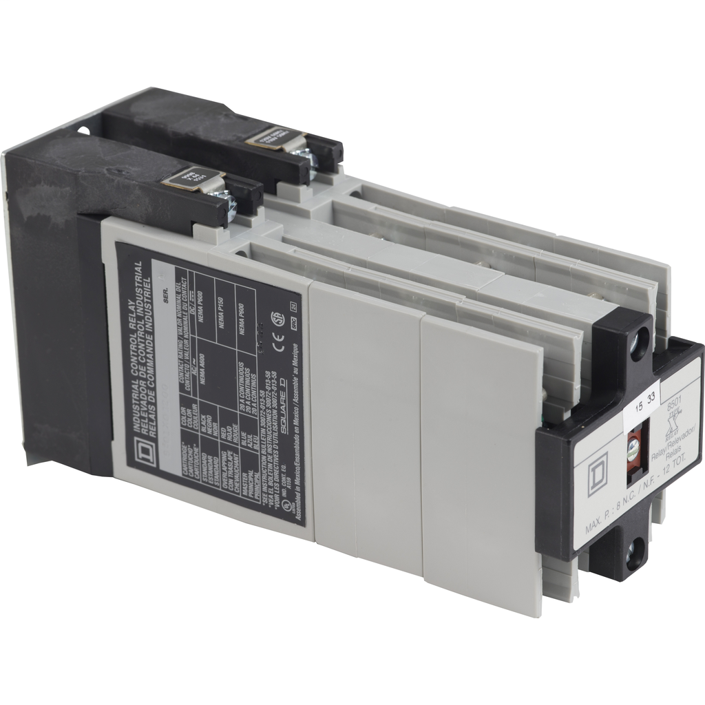 Square D NEMA Relay 8501X Industrial Control Relays - 8501XO1200V01