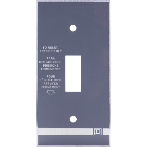 Product image for SQD 2510FN30 MANUAL STARTER NAMEPLA