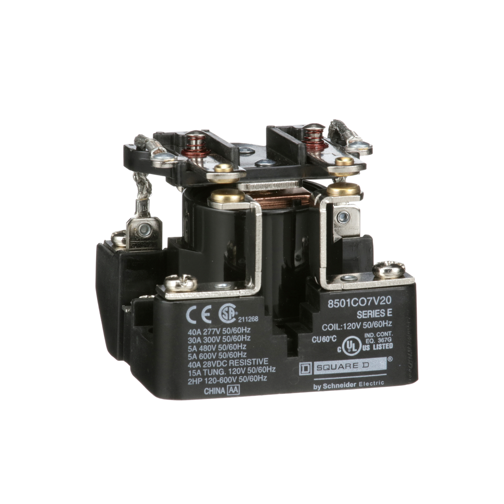Square D 8501 Type C Open-Frame Power Relays - 8501CO7V20