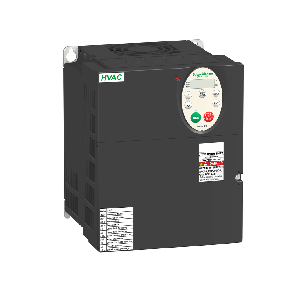Altivar 212 Variable Frequency Drive VFD HVAC Solutions - ATV212HU75M3X