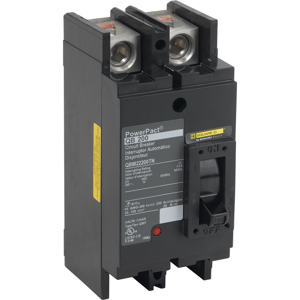 PowerPact Q-Frame Molded Case Circuit Breakers Unit Mount MCCB - QBM22200TN