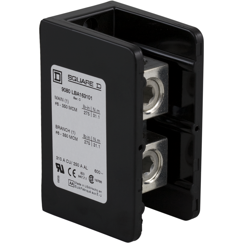 Square D 9080 Power Distribution Blocks - 9080LBA163101