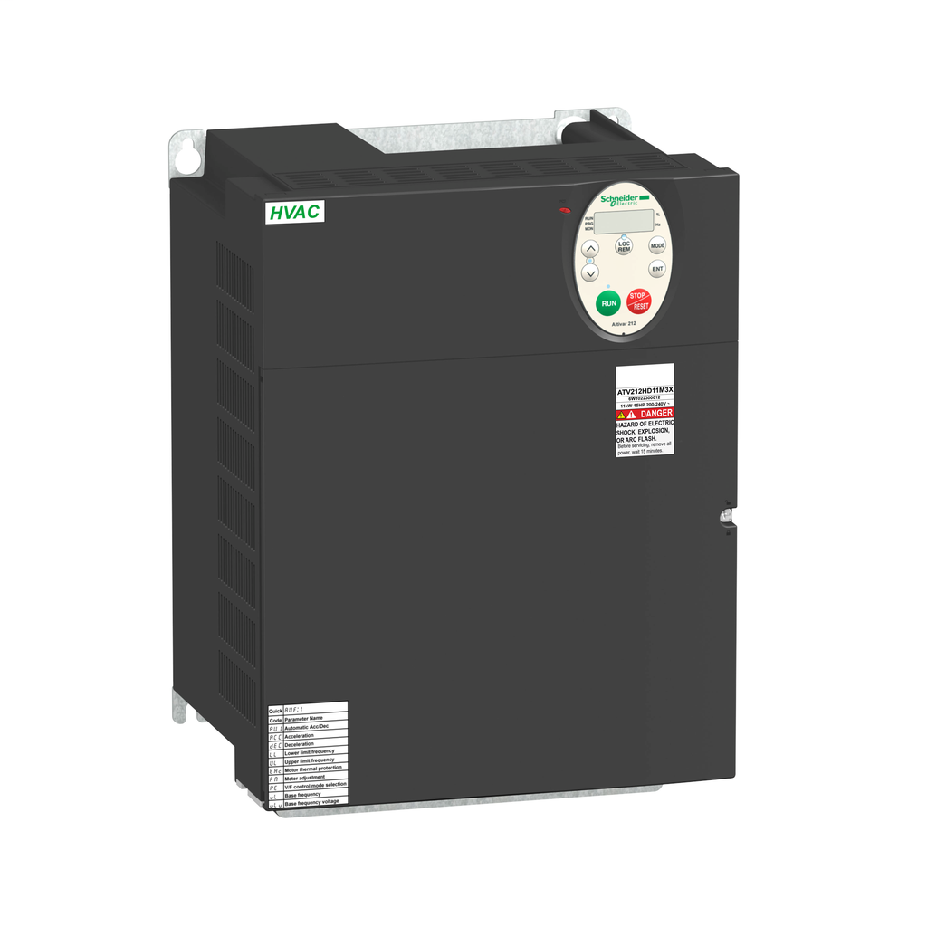Altivar 212 Variable Frequency Drive VFD HVAC Solutions - ATV212HD15M3X
