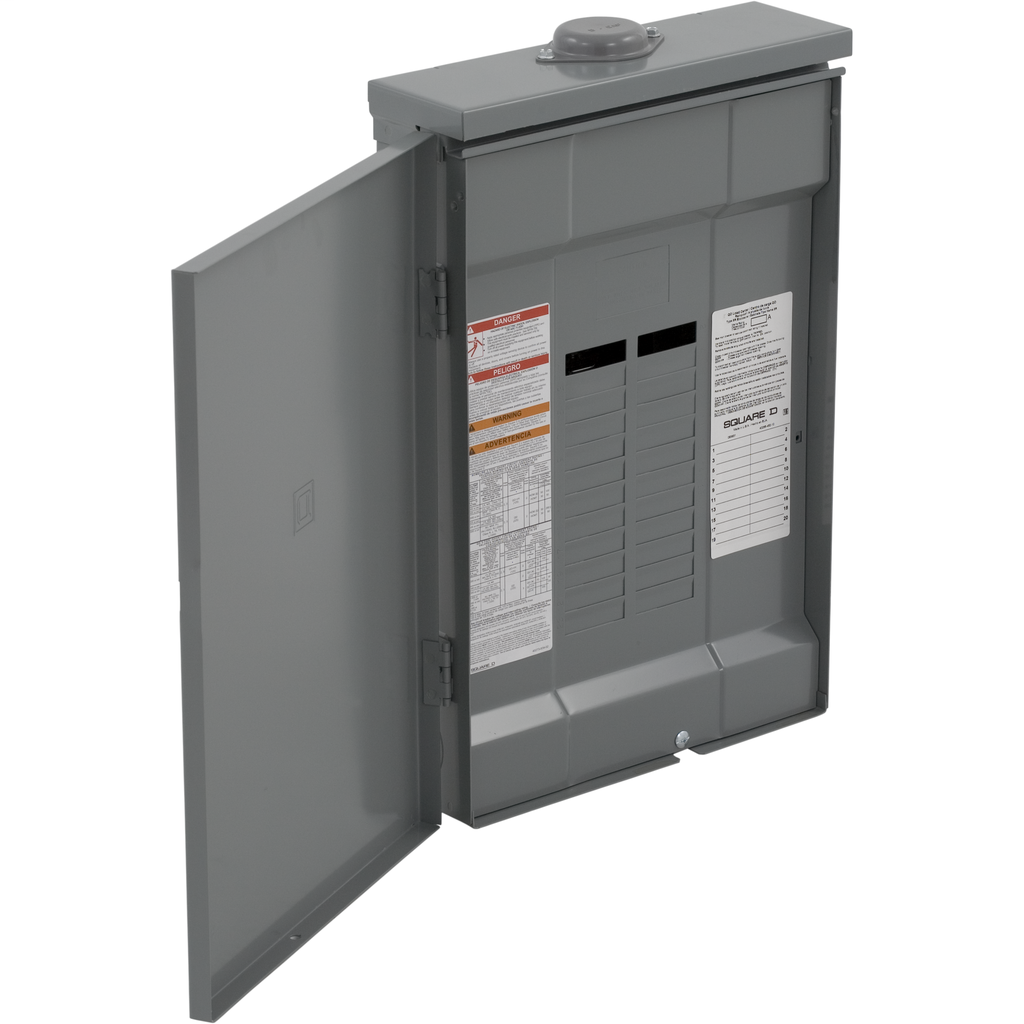 SquareD QO320L125GRB LOAD CENTER QO MLO 240V 125A 3PH 20SP N3R with ground bar