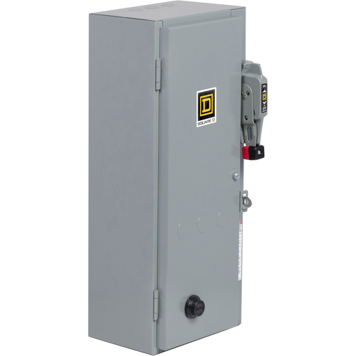 Product image for Square D 8538SCG14V01S 24 VAC 10 Hp 3-Pole NEMA 1 Full Voltage Non-Reversing Combination Starter