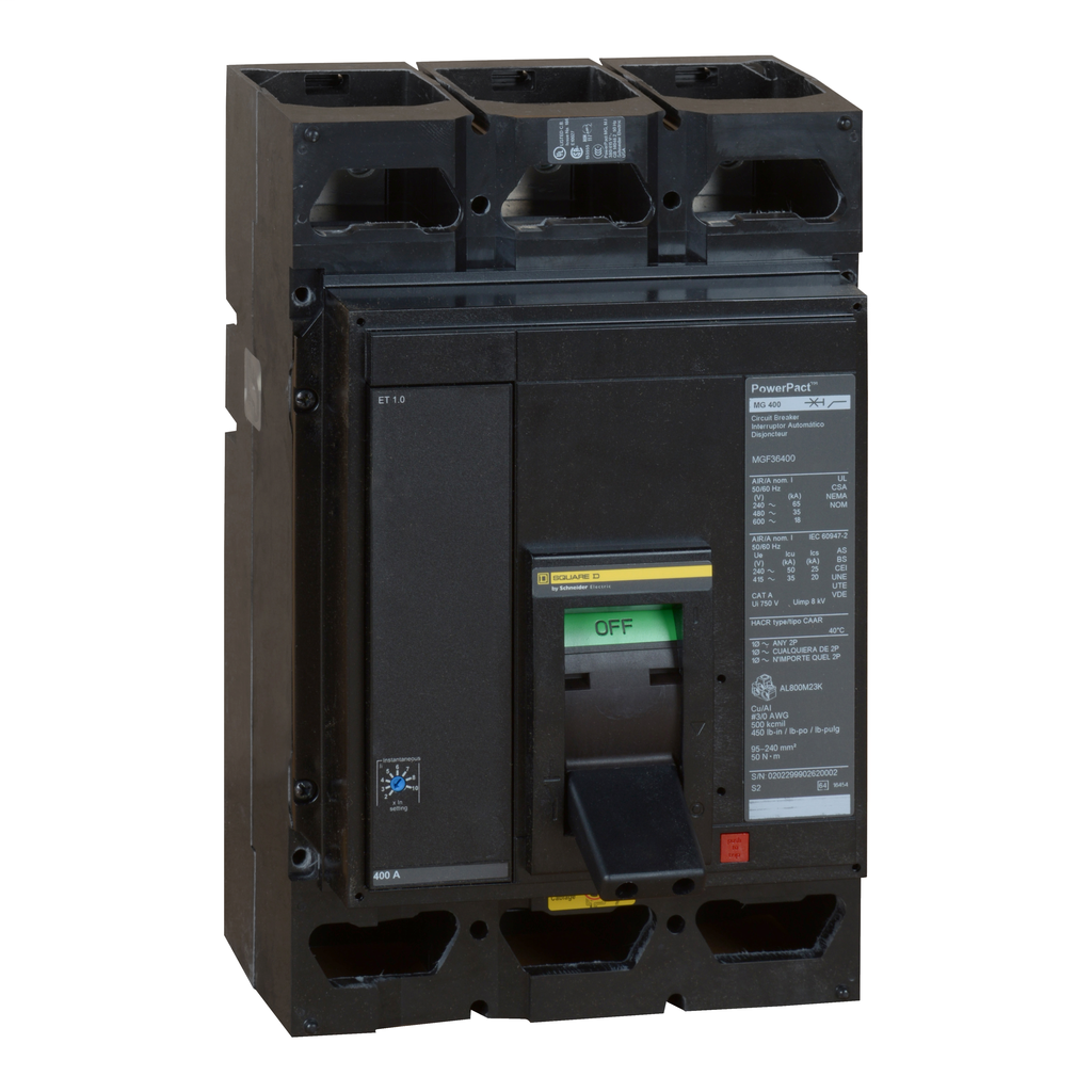PowerPact M-Frame Molded Case Circuit Breakers Unit Mount MCCB - MGF36800