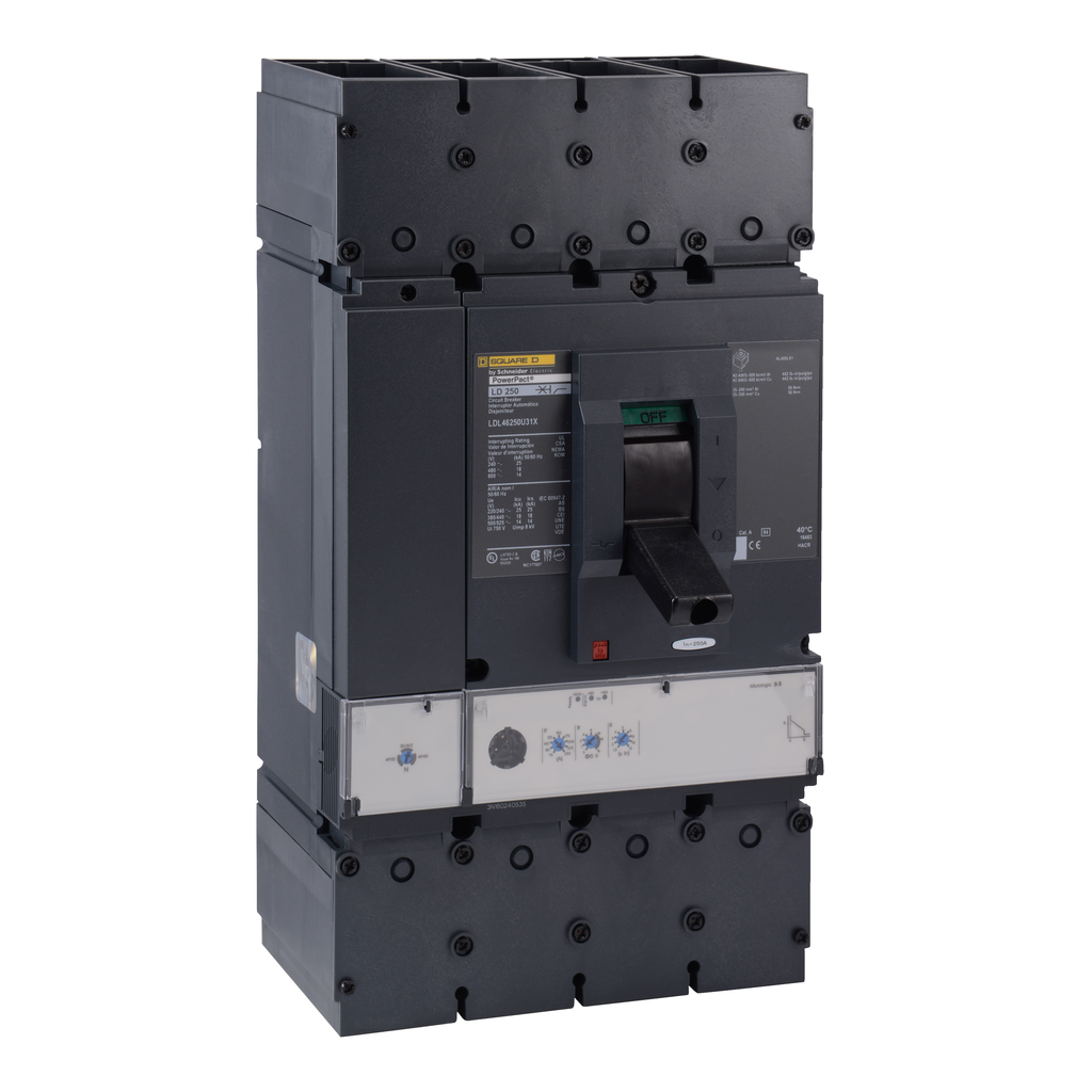 PowerPact L-Frame Molded Case Circuit Breakers Unit Mount - LDL46250CU31X