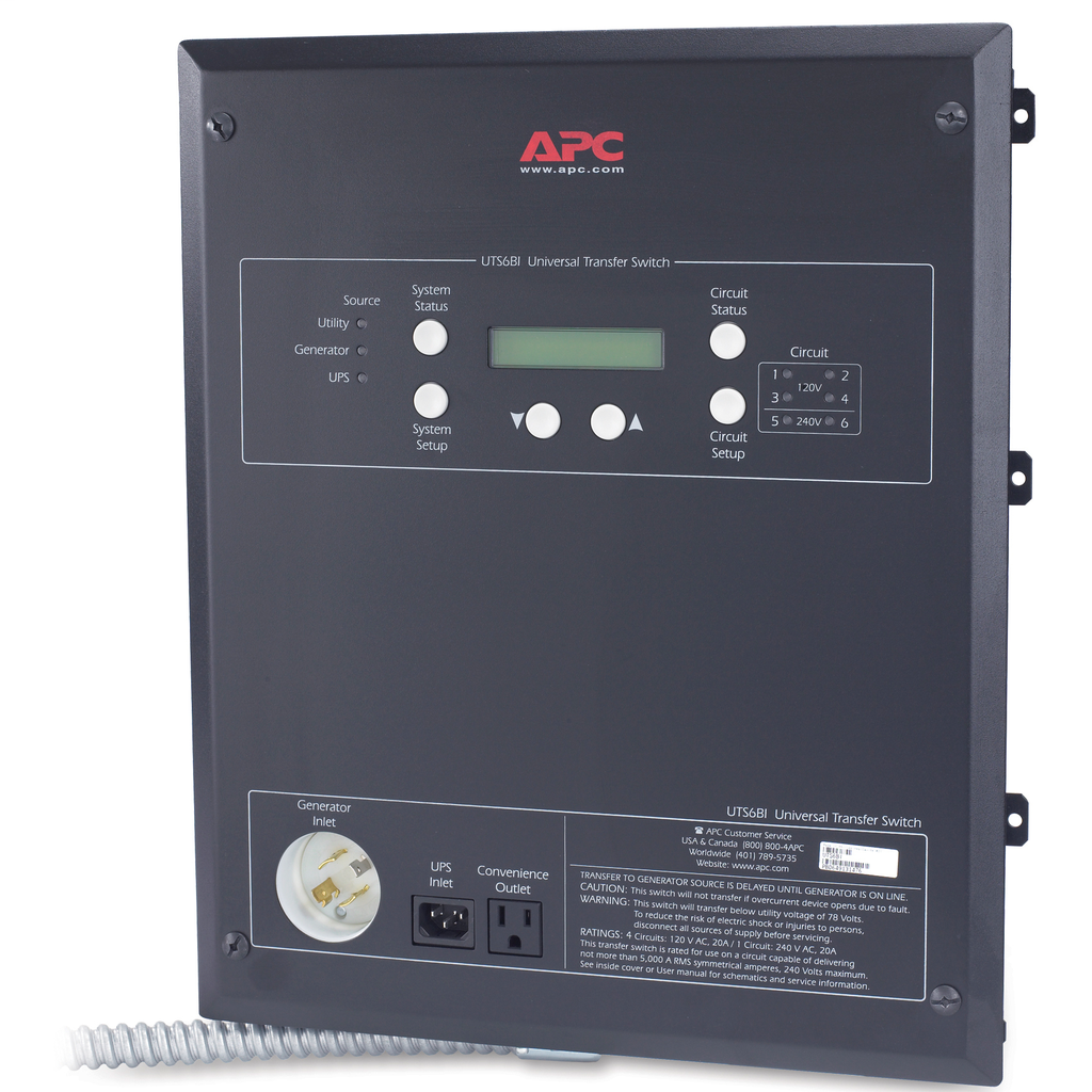 Wall-Mount Transfer Switches - UTS6BI