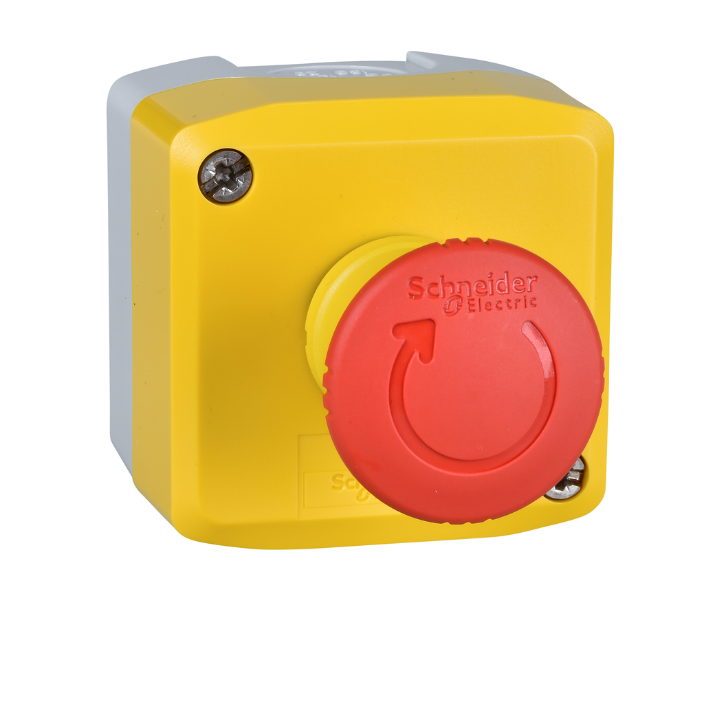 Product image for Square D XALK174H7 1NC Trigger Action Push Button Emergency Stop