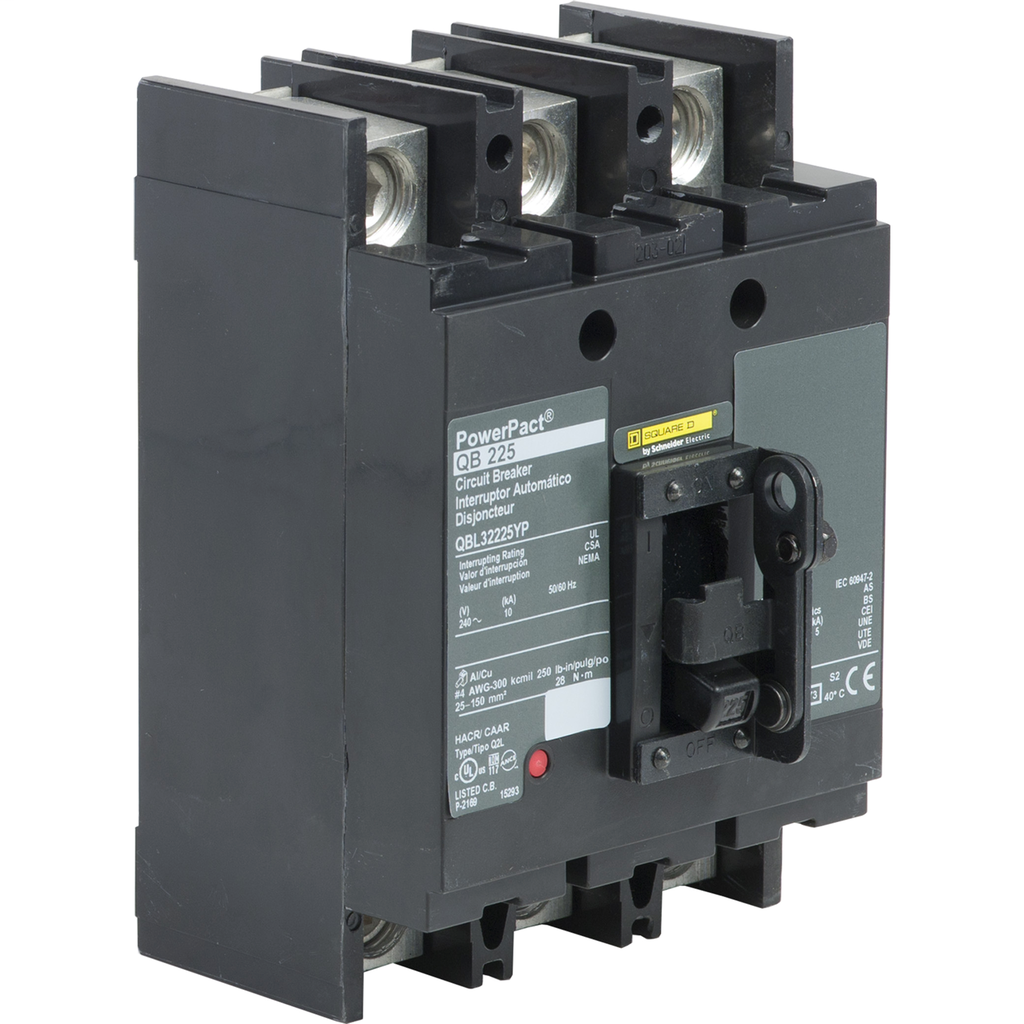 PowerPact Q-Frame Molded Case Circuit Breakers Unit Mount MCCB - QBL32225YP