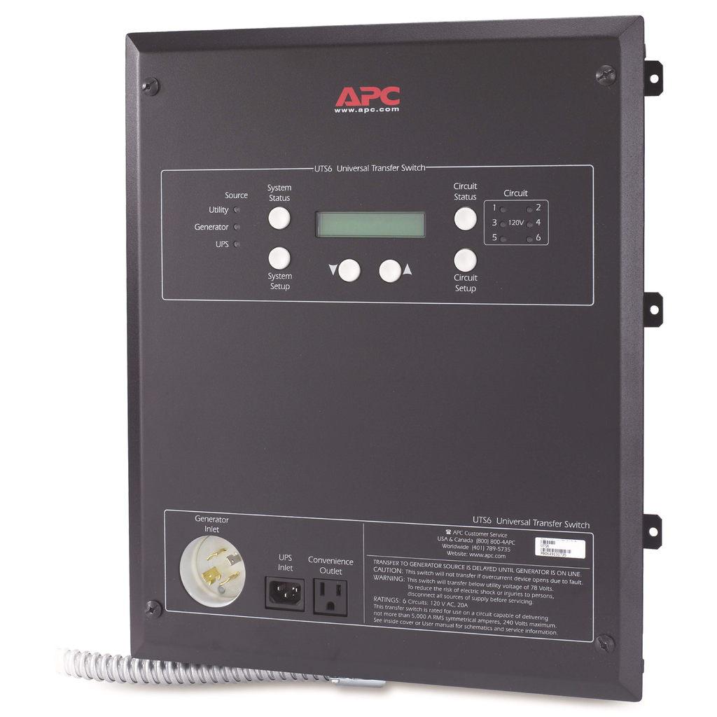 Wall-Mount Transfer Switches - UTS6