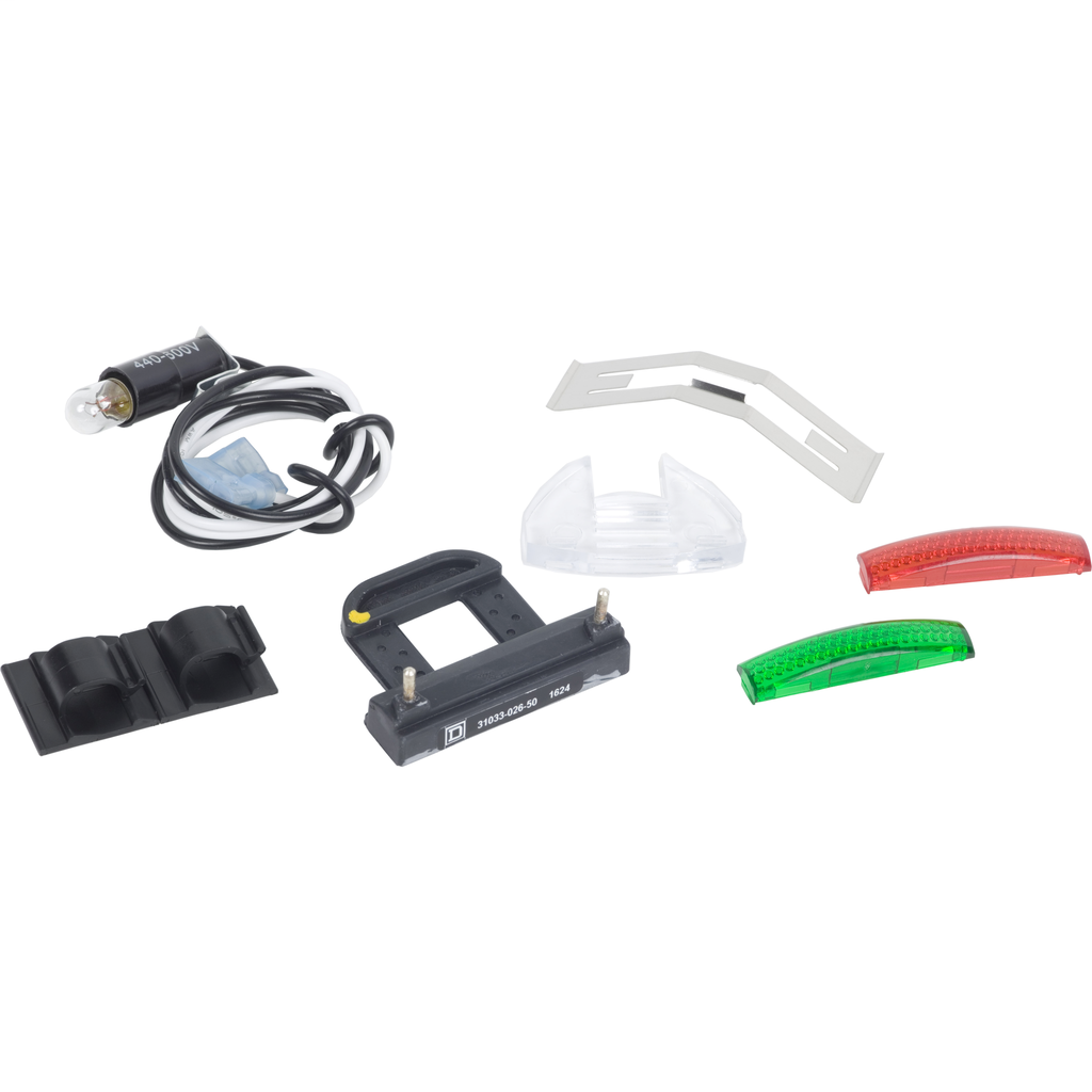 Product image for Square D 9999SP29R 2/3-Pole 120 VAC 800 Amp NEMA 4/4X Red Contactor/Starter Pilot Light Kit