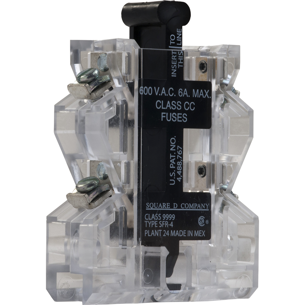 Product image for Square D 9999SF3 6 Amp 600 Volt Control Circuit Fuse Holder
