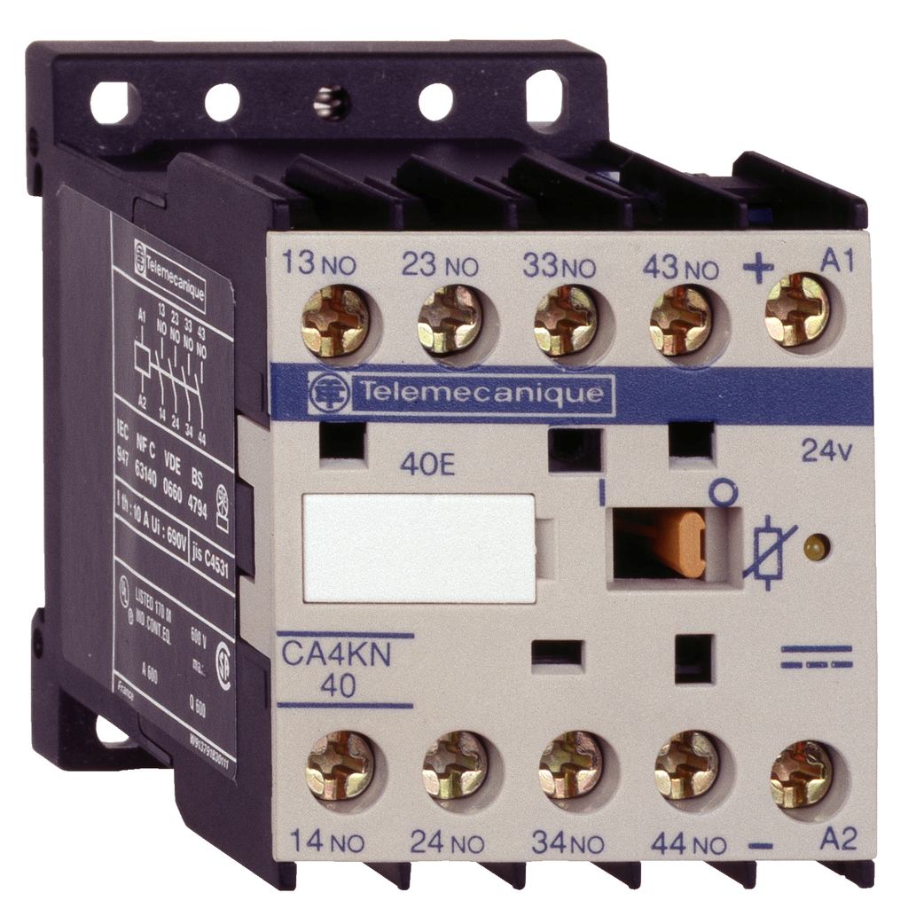 OPTIONS CONTROL RELAY 600VAC 10AMP IEC CA3KN40BD CONTROL RELAY Circuit