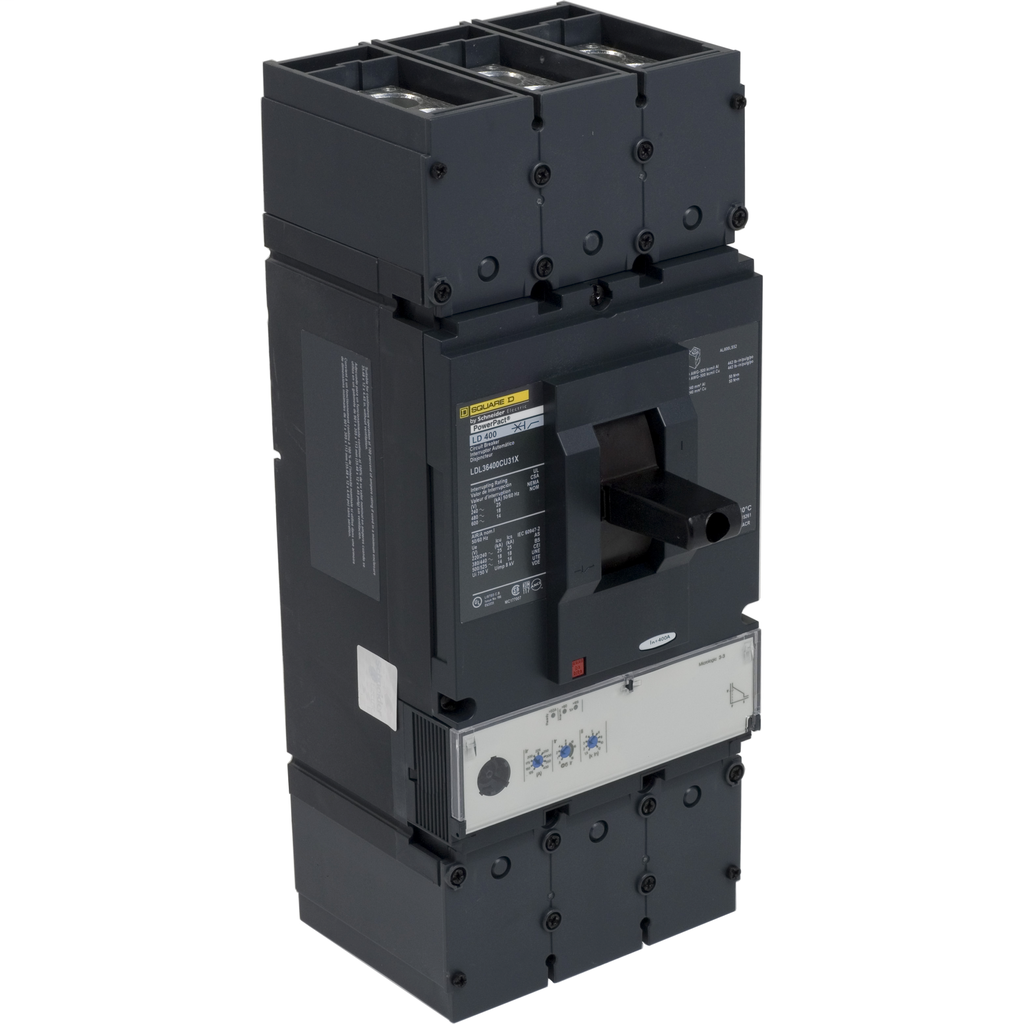 Product image for Square D LDL36400CU31X Power Pact L Frame Circuit Breaker