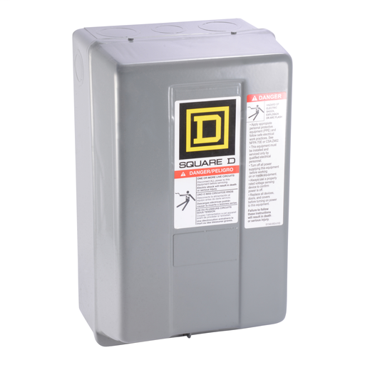 Product image for Square D 9991SDG7 7.81 x 6.03 x 12.69 Inch NEMA 1 Contactor/Starter Enclosure