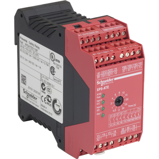 Product image for SQD XPSATE5110P Safety Relay with T