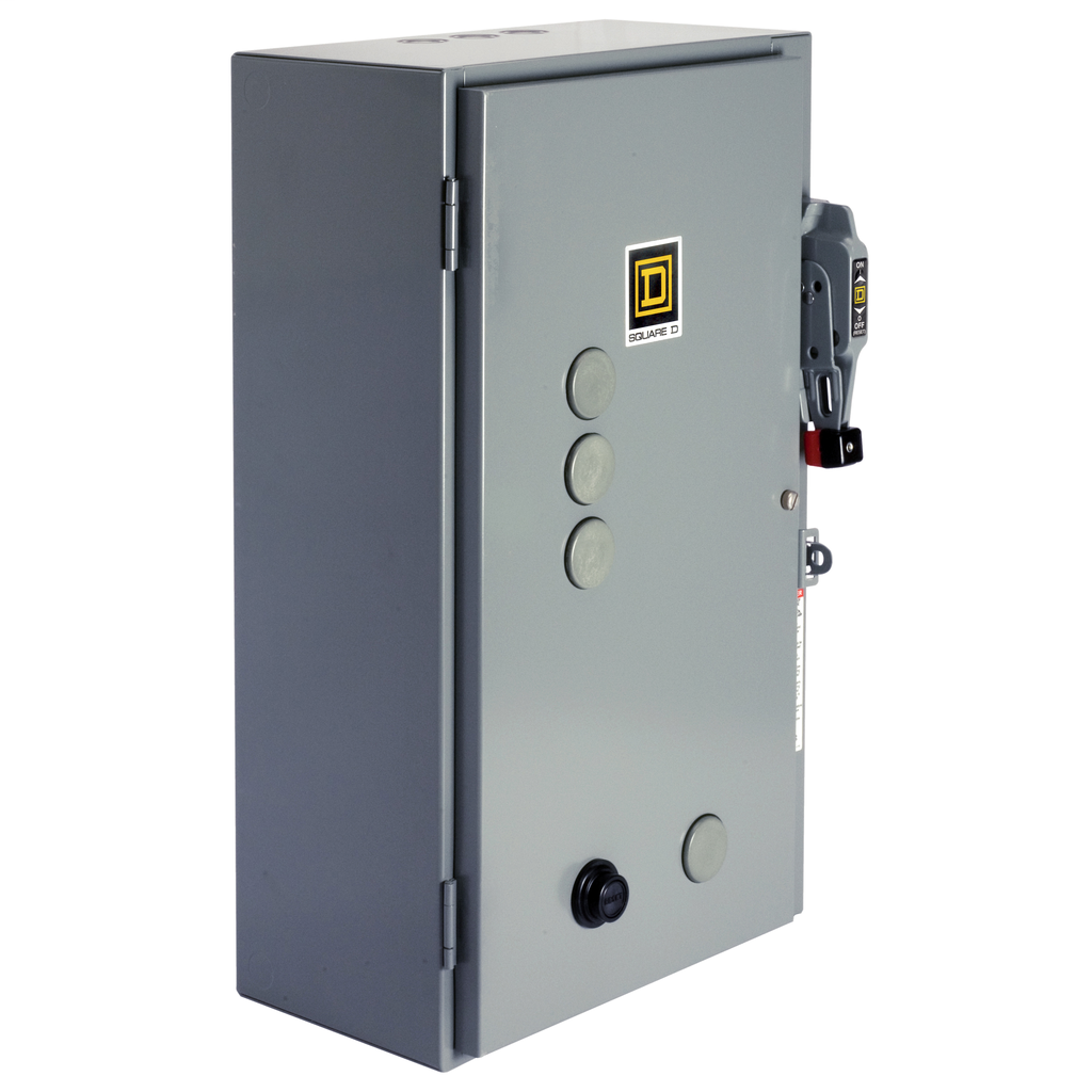 Product image for Square D 8738SBG13V02S 110/120 VAC 5 Hp 3-Phase 3-Pole NEMA 1 Full Voltage Reversing Combination Starter