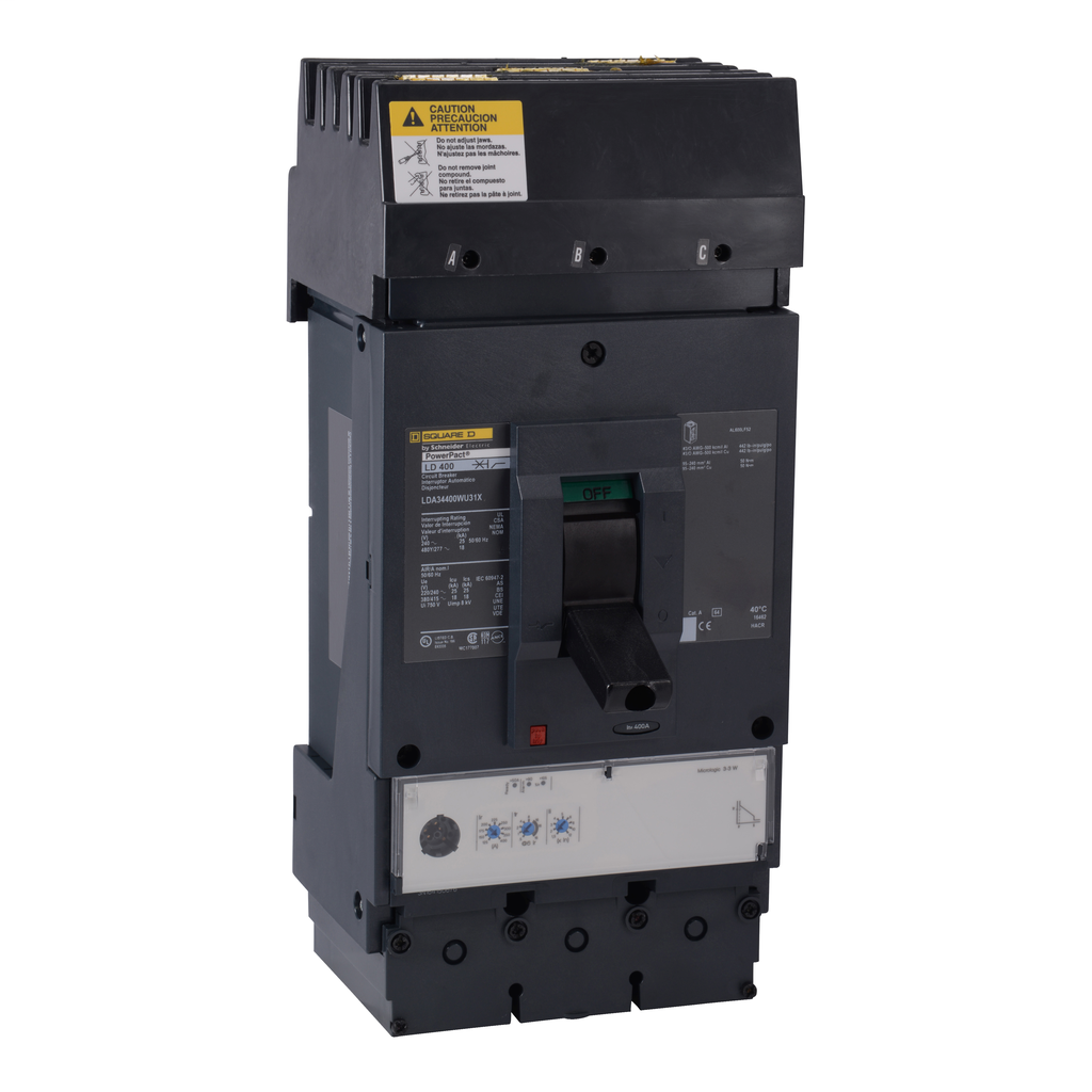 Product image for SQD LDA36400CU31X Circuit breaker,
