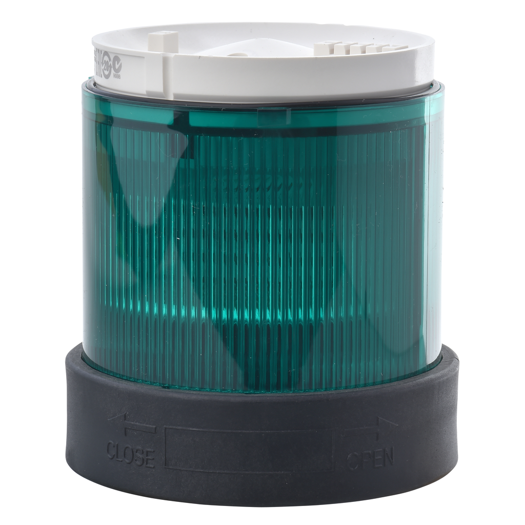 Square D XVBC4M3 70 mm 230 VAC 15 mA 10 W Green Polycarbonate Flash LED Beacon Lens Unit Square D XVBC4M3 70 mm 230 VAC 15 mA 10 W Green Polycarbonate Flash LED Beacon Lens Unit