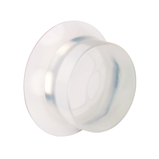 Transparent boot for circular flush or projecting push button Ø22