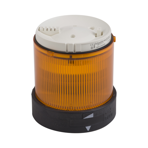 Illuminated unit for modular tower lights, plastic, orange, Ø70, steady, bulb or LED not included, 250 V