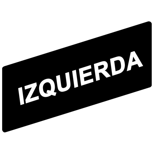 Marked legend 8 x 27 mm for legend holder 30 x 40 mm – IZQUIERDA