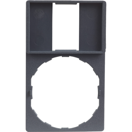 Legend holder 30 x 50 mm with legend 18 x 27 mm unmarked
