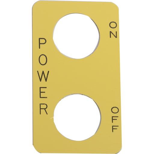 PENDANT STATION LEGEND PLATE 30MM SKYP