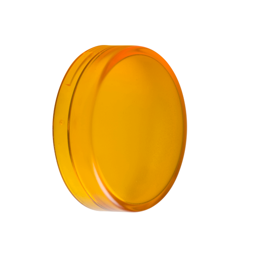 Orange plain lens for circular pilot light Ø22 with BA9s bulb