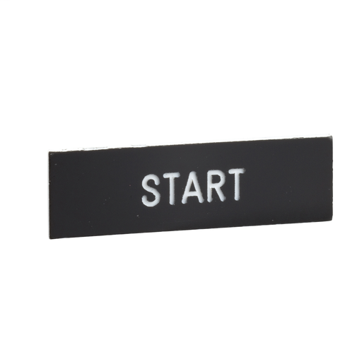 Marked legend 8 x 27 mm for legend holder 30 x 40 mm – START