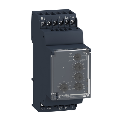 Pump control relay RM35-BA – range 1..10 A