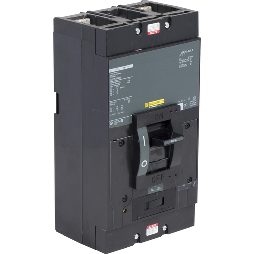 FA/LA MOLDED CASE CIRCUIT BREAKER,600V,400A,2P, I-Line,SHORT HANDLE