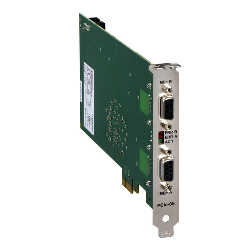 Modbus Plus – type III – dual port PCIe card