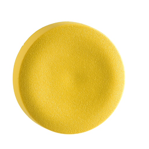 Yellow cap unmarked for circular projecting pushbutton Ø22