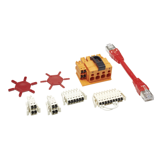 Single drive connectors and Sercos cable for Lexium 62 single drive – 0.09 m