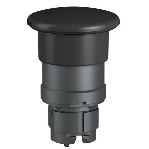 Ø40 mm- Black Mushroom Head pushbutton -spring return
