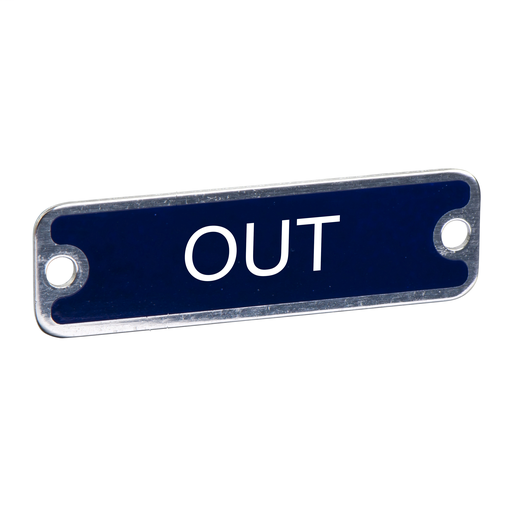 PUSH BUTTON LEGEND PLATE 30MM T-K