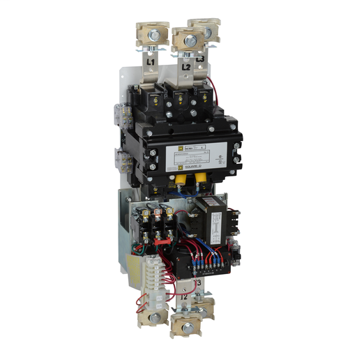 Non-Reversing Starter Size 6, 3-Pole, Melting Alloy Overload, Open +Options