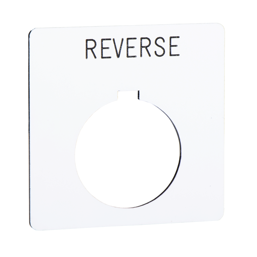 PUSH BUTTON LEGEND PLATE 30MM T-K