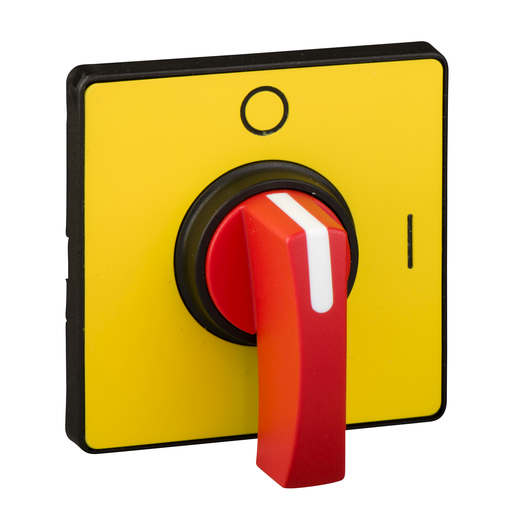 Operating head 60 x 60 mm – yellow color – red handle – O-I