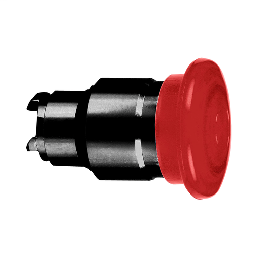 Red Ø40 Emerg switching off button head Ø22 latching push-pull for integral LED