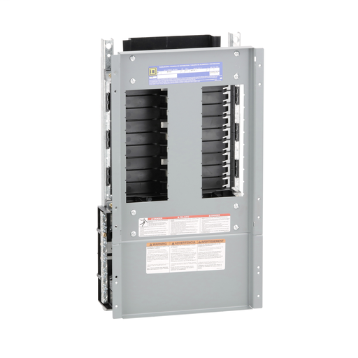 NF Panelboard, interior, main lug, 125 A, 3 PH, 4 wire, 18 CCT, Al