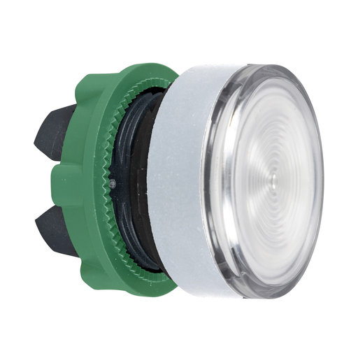 Clear flush illumiatedinated pushbutton head BA9S cp white