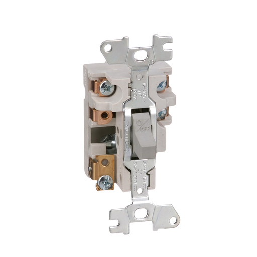 Manual Starter, fractional horsepower, 16A, 2 poles, 1 HP at 277 VAC, toggle operated, no indicator, open style