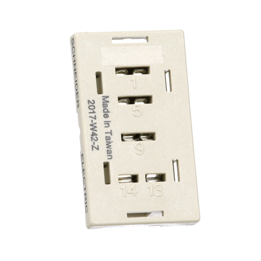 Socket, Legacy general purpose relay accessory, SPDT, 10A, 300 V, 5 pins, pins for printed circuit board, 781R series