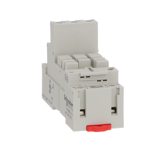 Socket, Legacy general purpose relay accessory, 3PDT, 25A, 300 V, 11 pins, lift terminals, locking plastic clip, 782 s